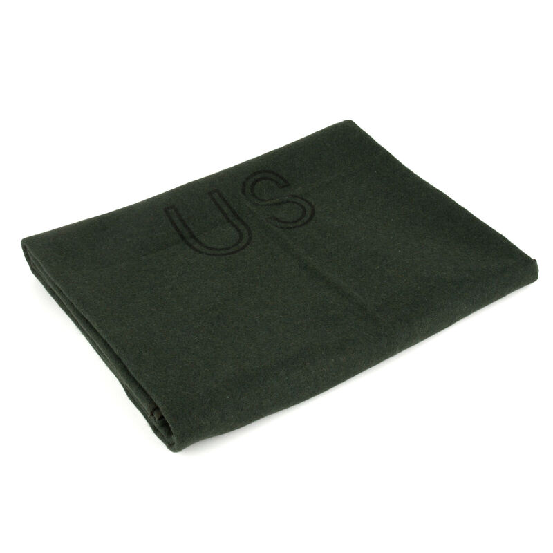 Blanket Wool U.S. OD Green - Reproduction, 50% Wool, , large image number 0